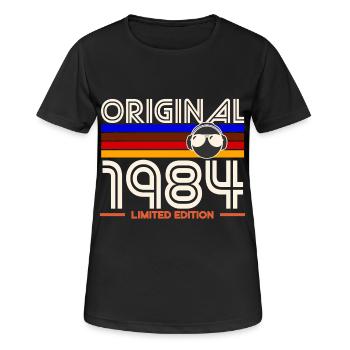 Original 1984 Edition - Women's Breathable T-Shirt - black - Front - AI Model Female 172 light (172cm)