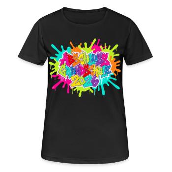 Primary school graduation 2026 - Women's Breathable T-Shirt - black - Front - AI Model Female 172 light (172cm)