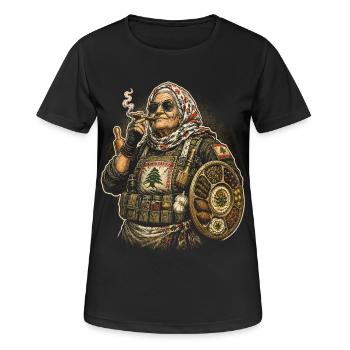 Lebanon Lebanese - Women's Breathable T-Shirt - black - Front - AI Model Female 172 light (172cm)