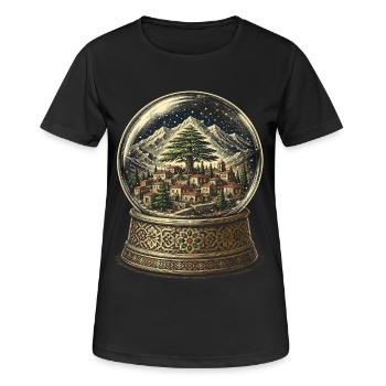 Lebanon Lebanese - Women's Breathable T-Shirt - black - Front - AI Model Female 172 light (172cm)
