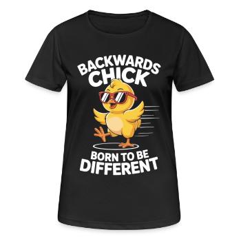 Né pour être un autre poussin - T-shirt respirant Femme - noir - Devant - AI Model Female 172 light (172cm)