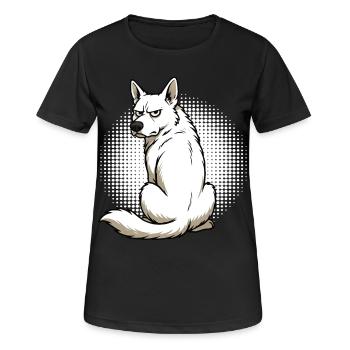 White Shepherd Shepherd Shepherd Dogs - Women's Breathable T-Shirt - black - Front - AI Model Female 172 light (172cm)