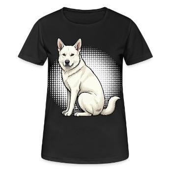 White Shepherd Shepherd Shepherd Dogs - Women's Breathable T-Shirt - black - Front - AI Model Female 172 light (172cm)