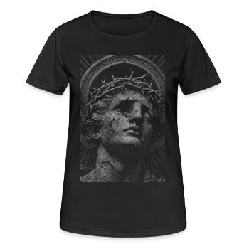 Ruine Sacrée : Le Martyr Inconnu - T-shirt respirant Femme - noir - Devant - AI Model Female 172 light (172cm)