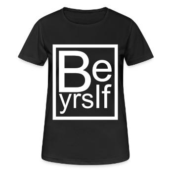 be yourself - Women's Breathable T-Shirt - black - Front - AI Model Female 172 light (172cm)