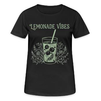 Limonade Spruch Sommer - Frauen T-Shirt atmungsaktiv - Schwarz - Vorne - AI Model Female 172 light (172cm)