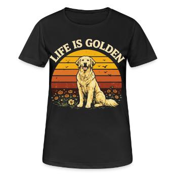 Wetter am Barbecue-Wochenende | Retro-Grill-Humor - Frauen T-Shirt atmungsaktiv - Schwarz - Vorne - AI Model Female 172 light (172cm)