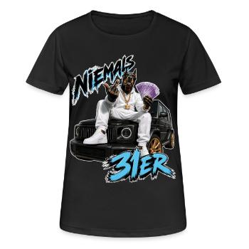 Loyalität kennt keine falschen Freunde - Frauen T-Shirt atmungsaktiv - Schwarz - Vorne - AI Model Female 172 light (172cm)