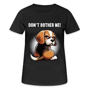 Ne me dérange pas Propriétaire de Beagle Beagle Holder de Beagle - T-shirt respirant Femme - noir - Devant - AI Model Female 172 light (172cm)