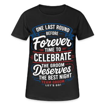 Un dernier tour avant l’éternité - T-shirt respirant Femme - noir - Devant - AI Model Female 172 light (172cm)
