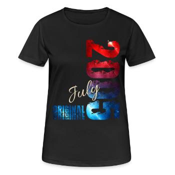 21. Geburtstag Geschenk Original Juli 2005 - Frauen T-Shirt atmungsaktiv - Schwarz - Vorne - AI Model Female 172 light (172cm)
