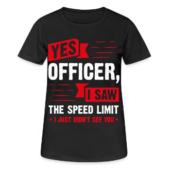 Cadeau pour les tuners, les passionnés d’automobiles et les passionnés de vitesse - T-shirt respirant Femme - noir - Devant - AI Model Female 172 light (172cm)
