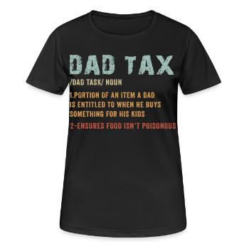 Papa-Steuerdefinition Tee - Frauen T-Shirt atmungsaktiv - Schwarz - Vorne - AI Model Female 172 light (172cm)