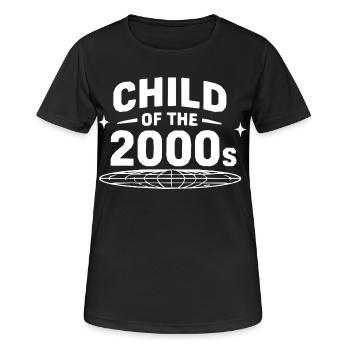 Children of the 2000s nostalgia - Women's Breathable T-Shirt - black - Front - AI Model Female 172 light (172cm)