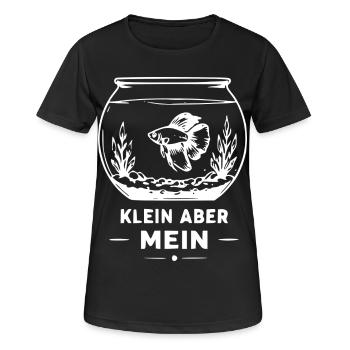 Kleines Eigenes Fischglas - Frauen T-Shirt atmungsaktiv - Schwarz - Vorne - AI Model Female 172 light (172cm)