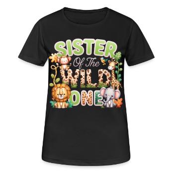 Schwester des Wilden - Frauen T-Shirt atmungsaktiv - Schwarz - Vorne - AI Model Female 172 light (172cm)