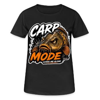 Karpfenfischen Karpfenmodus - Frauen T-Shirt atmungsaktiv - Schwarz - Vorne - AI Model Female 172 light (172cm)