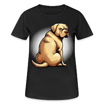 Labrador Labrador propriétaire Labrador lover - T-shirt respirant Femme - noir - Devant - AI Model Female 172 light (172cm)