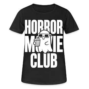 Club de films d’horreur Fantôme - T-shirt respirant Femme - noir - Devant - AI Model Female 172 light (172cm)