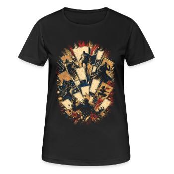 Collectionneur de bandes dessinées - T-shirt respirant Femme - noir - Devant - AI Model Female 172 light (172cm)