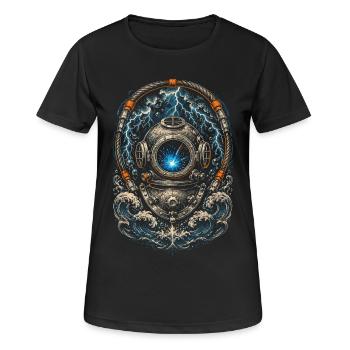 Underwater Welder Underwater Welder - Women's Breathable T-Shirt - black - Front - AI Model Female 172 light (172cm)