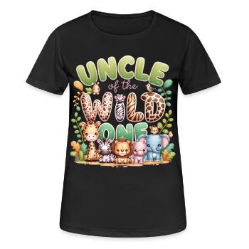 Oncle de la meute sauvage - Faune - T-shirt respirant Femme - noir - Devant - AI Model Female 172 light (172cm)