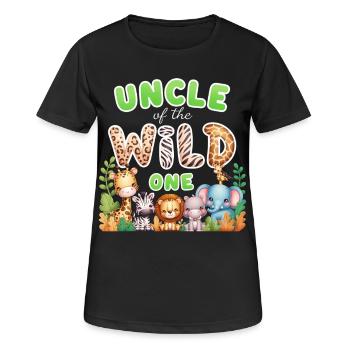 Uncle of the Wild One - Women's Breathable T-Shirt - black - Front - AI Model Female 172 light (172cm)