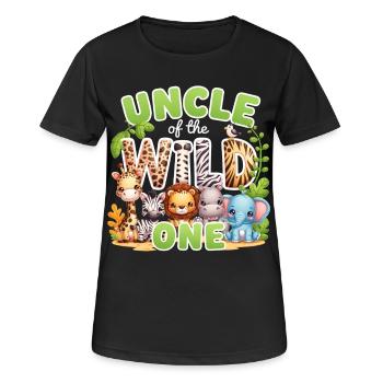 Oncle du Sauvage - T-shirt respirant Femme - noir - Devant - AI Model Female 172 light (172cm)