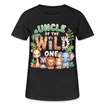 Oncle de l’Équipage de la Jungle du Monde - T-shirt respirant Femme - noir - Devant - AI Model Female 172 light (172cm)