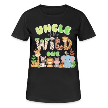 Uncle of the Wild One - Women's Breathable T-Shirt - black - Front - AI Model Female 172 light (172cm)