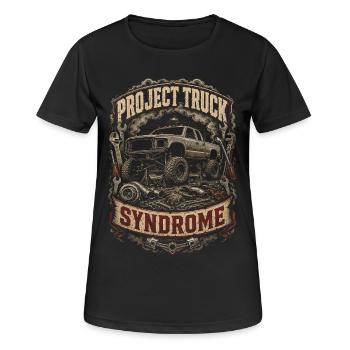 Rolling Coal Project Truck Syndrome - Women's Breathable T-Shirt - black - Front - AI Model Female 172 light (172cm)