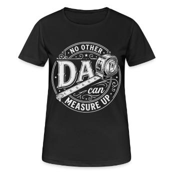Aucun autre père ne peut rivaliser - T-shirt respirant Femme - noir - Devant - AI Model Female 172 light (172cm)