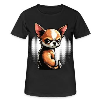 Chihuahua Chihuahua Owner Chihuahuafan Chi Chis - Women's Breathable T-Shirt - black - Front - AI Model Female 172 light (172cm)