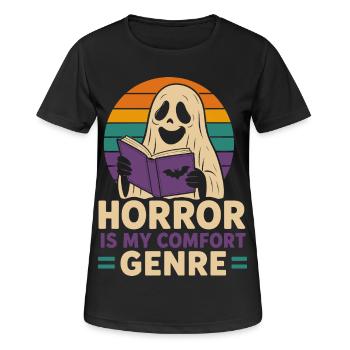 L’horreur est mon esprit de genre réconfortant - T-shirt respirant Femme - noir - Devant - AI Model Female 172 light (172cm)