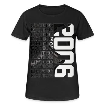 20 YEARS OLD LIMITED EDITION 2006 20TH BIRTHDAY - Women's Breathable T-Shirt - black - Front - AI Model Female 172 light (172cm)
