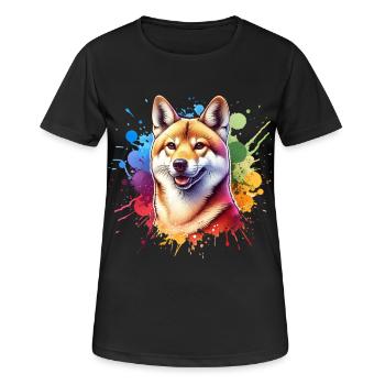 Australian Wild Dog Dingo - Women's Breathable T-Shirt - black - Front - AI Model Female 172 light (172cm)