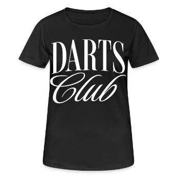 Club de fléchettes - T-shirt respirant Femme - noir - Devant - AI Model Female 172 light (172cm)