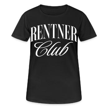 Pensioners Club - Women's Breathable T-Shirt - black - Front - AI Model Female 172 light (172cm)