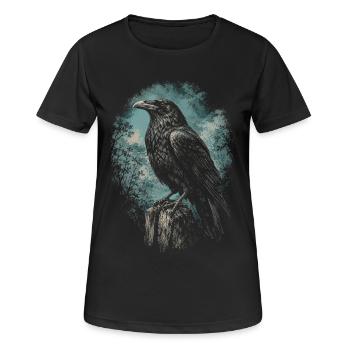 Raven Raven - T-shirt respirant Femme - noir - Devant - AI Model Female 172 light (172cm)