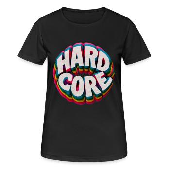 Hardcore Rainbow - Women's Breathable T-Shirt - black - Front - AI Model Female 172 light (172cm)