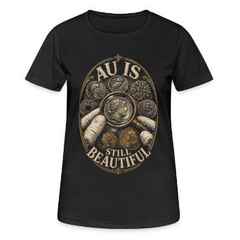 Collectionneur de pièces Numismatique, Collection de pièces - T-shirt respirant Femme - noir - Devant - AI Model Female 172 light (172cm)