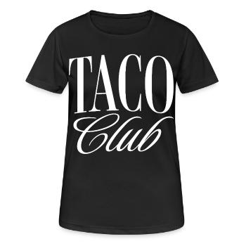Taco Club - T-shirt respirant Femme - noir - Devant - AI Model Female 172 light (172cm)