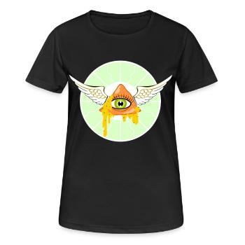 Saint Nacho - T-shirt respirant Femme - noir - Devant - AI Model Female 172 light (172cm)