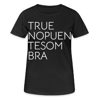 THUNDER SHADOW BRIDGE - Women's Breathable T-Shirt - black - Front - AI Model Female 172 light (172cm)