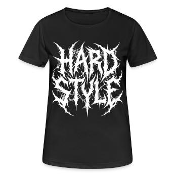 Hardstyle Underground - T-shirt respirant Femme - noir - Devant - AI Model Female 172 light (172cm)