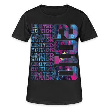 COOL 16 ANS ÉDITION LIMITÉE 2010 16E ANNIVERSAIRE - T-shirt respirant Femme - noir - Devant - AI Model Female 172 light (172cm)