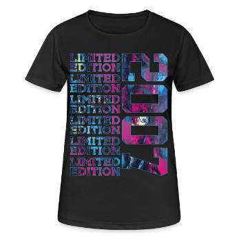 COOL 19 ANS ÉDITION LIMITÉE 2007 19E ANNIVERSAIRE - T-shirt respirant Femme - noir - Devant - AI Model Female 172 light (172cm)