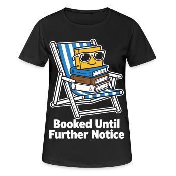 Réservé jusqu’à nouvel ordre rat de bibliothèque - T-shirt respirant Femme - noir - Devant - AI Model Female 172 light (172cm)