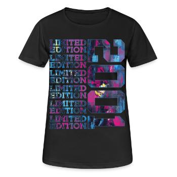 COOL 25 ANS ÉDITION LIMITÉE 2001 25E ANNIVERSAIRE - T-shirt respirant Femme - noir - Devant - AI Model Female 172 light (172cm)