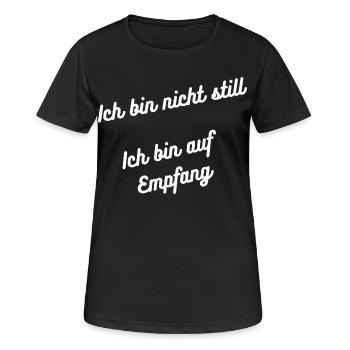 Heimatliebe Nord - Frauen T-Shirt atmungsaktiv - Schwarz - Vorne - AI Model Female 172 light (172cm)